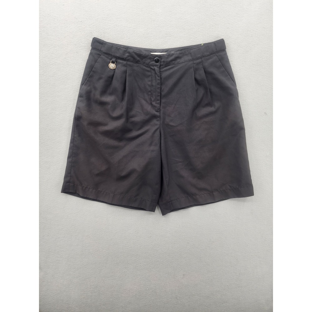 Lizgolf Kylie Black Pleated Golf Shorts Womens 10 Athletic Activewear Preppy